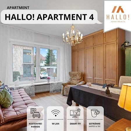 Tolle Zweiraum-Ferienwohnung In Bester Lage L Innenstadtnaehe L 1 Minute Zum Bahnhof L Tv L Free-Wlan L Keine Kueche L Willkommen Im Hallo!-Apartment 4 巴特沃里斯霍芬 外观 照片